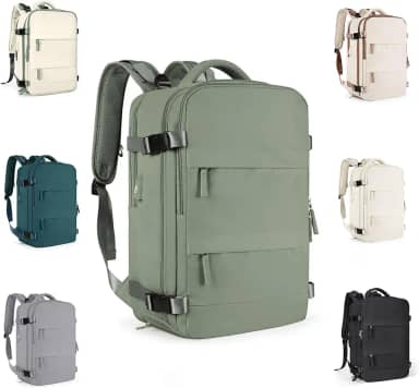 Mochila Executiva de Viagem Grande 40L Impermeável com Porta USB, Mochila Compartimento para Notebook, Mochila Feminina/Masculina Reforçada para Trabalho e viagem – VANOVA