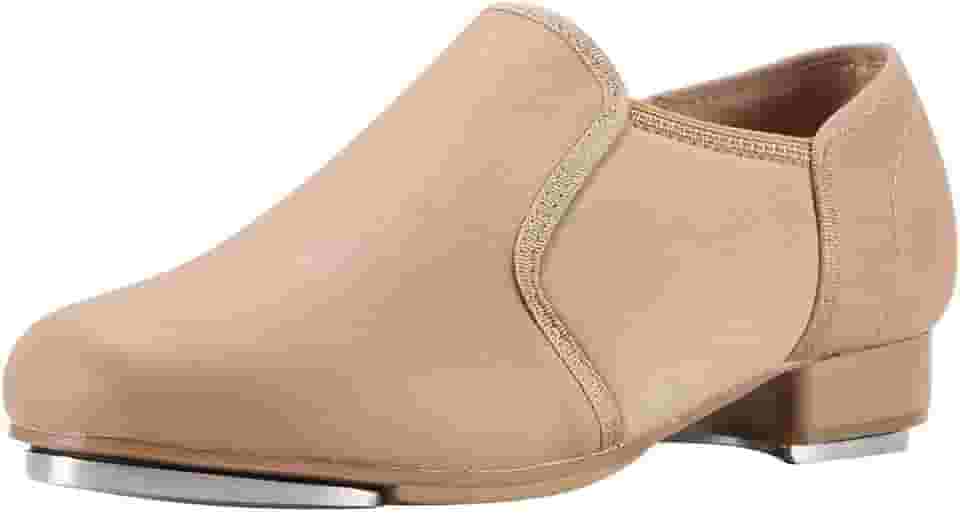 Tênis de dança unissex de couro sintético da Linodes, Marrom, 5.5 Women/4.5 Men