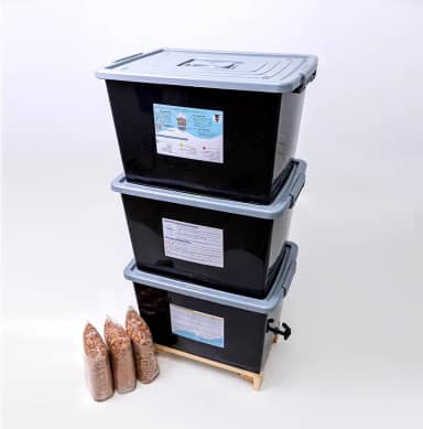 Composteira Doméstica Minhocário 168l - Produza seu próprio adubo orgânico