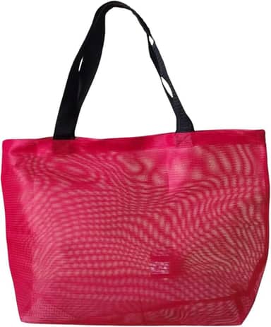 Bolsa Sacola Feminina Tela Praia Piscina Alça Dupla Ombro Reforçada Verão Lisa Colorida Tote Transparente Barata Simples