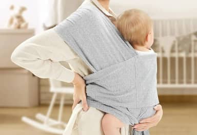 Wrap Sling de Vestir Pratico Unissex (GG, Cinza)