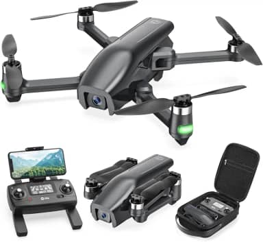 Holy Stone Drone HS710 com câmera 4K, GPS FPV 5G para iniciantes, dobrável, com posicionamento ótico, retorno automático, Follow Me, motor sem escova, 50 minutos de voo