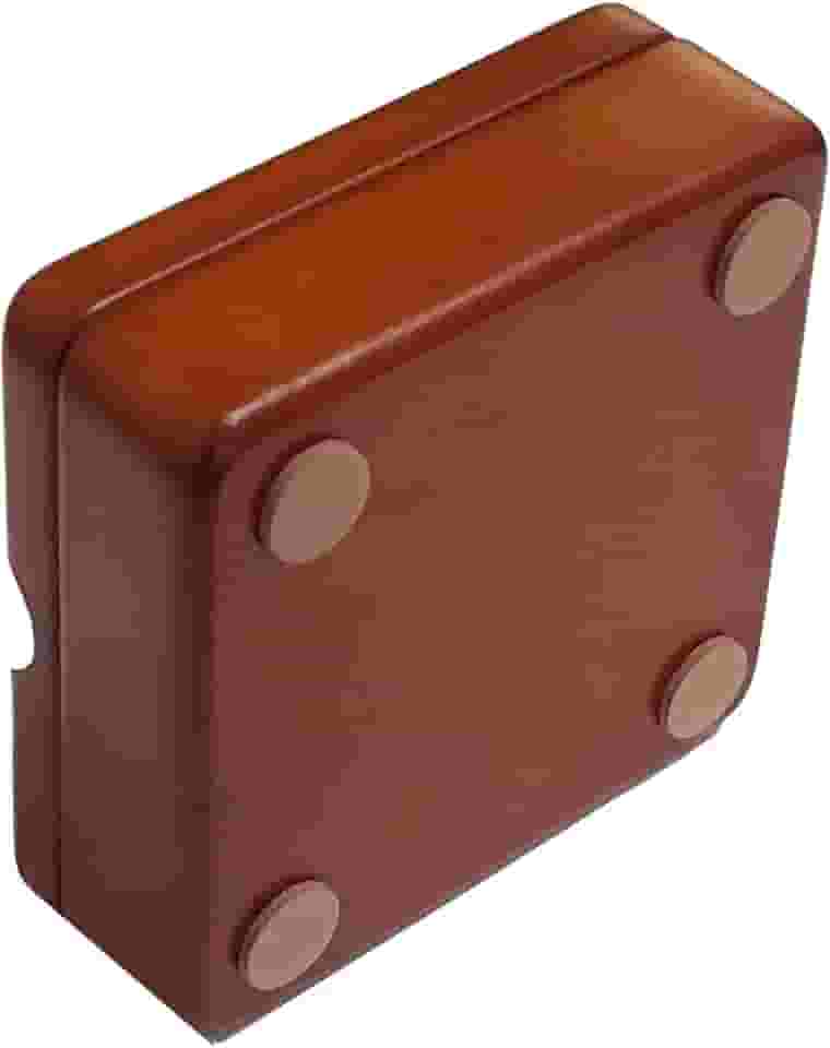 Cinzeiro para charuto Giratório Quadrado em Madeira Preto