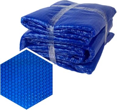 Capa Manta Térmica Para Piscina 5 x 2,5m Proteção Uv 300 Micras Azul Induplas