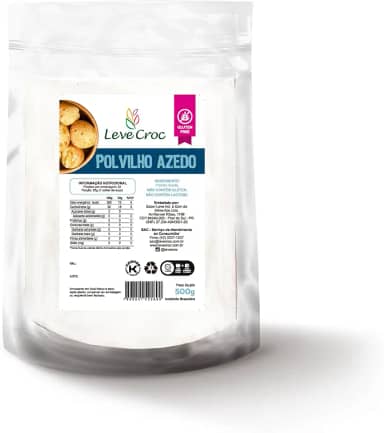 Polvilho azedo sem glúten Leve Croc 500g