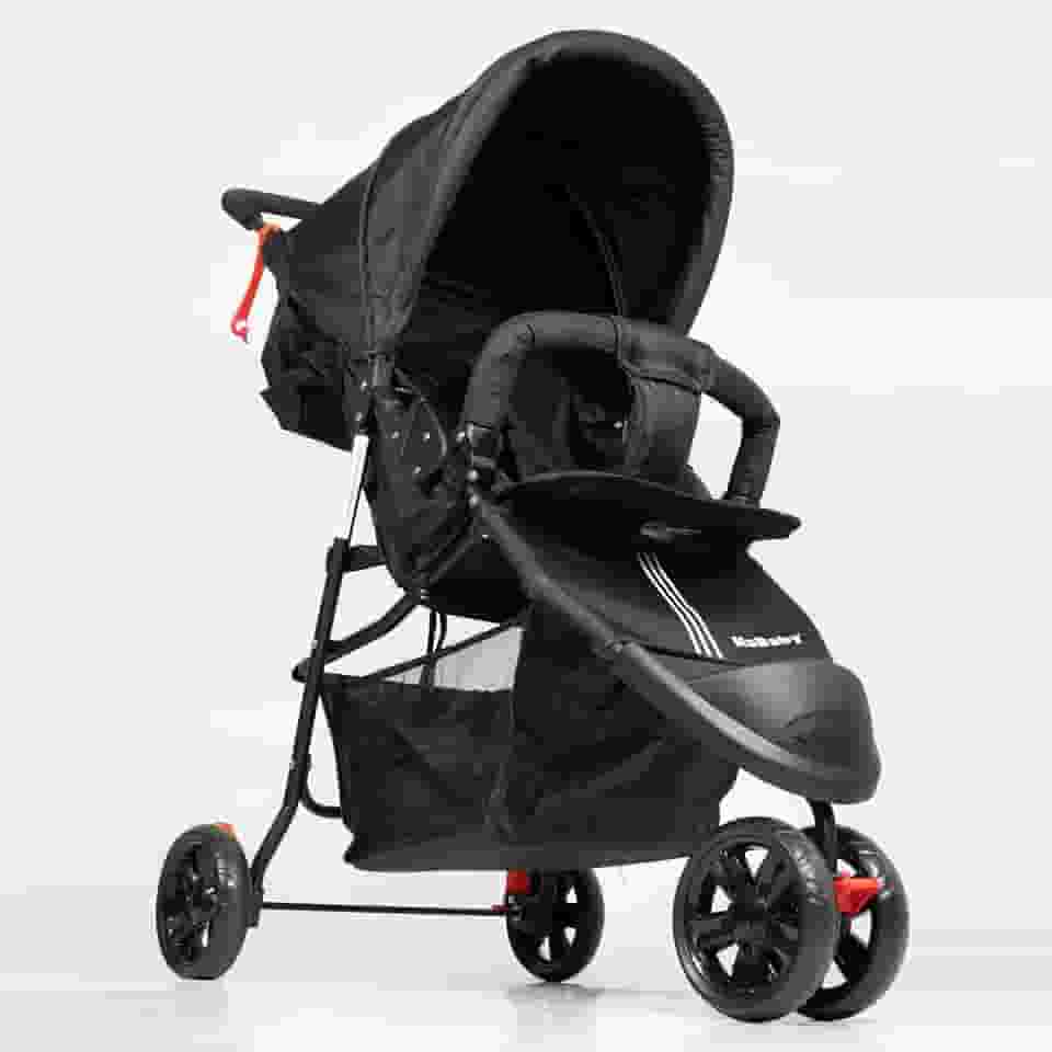Carrinho De Bebê Easygo Com Cesto 3 Rodas Passeio Até 15kgs - Kababy