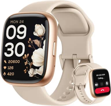 Smartwatch Relógio inteligente com Alexa integrada, atende/faz chamadas, relógio esportivo feminino e masculino de 1,83' à prova d'água IP68, para celulares Android e iOS FB028