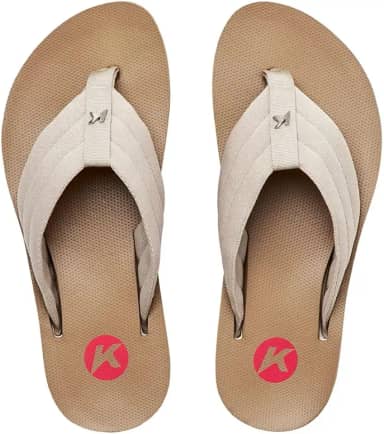 Chinelo Kenner Kyra Pro Comfy Feminino Caqui