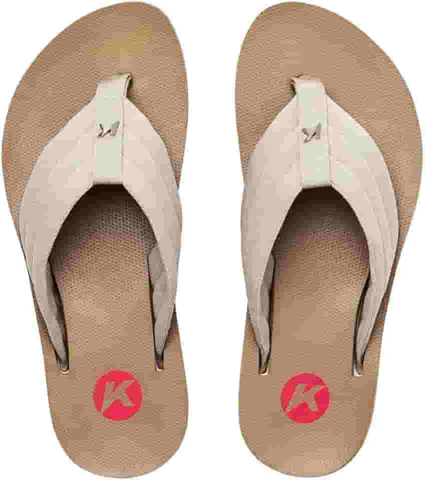 Chinelo Kenner Kyra Pro Comfy Feminino Caqui
