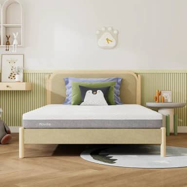 Novilla Colchão Queen, colchão de espuma viscoelástica de gel refrescante de 15 cm para suporte de contorno e alívio de pressão, espuma certificada CertiPUR-US