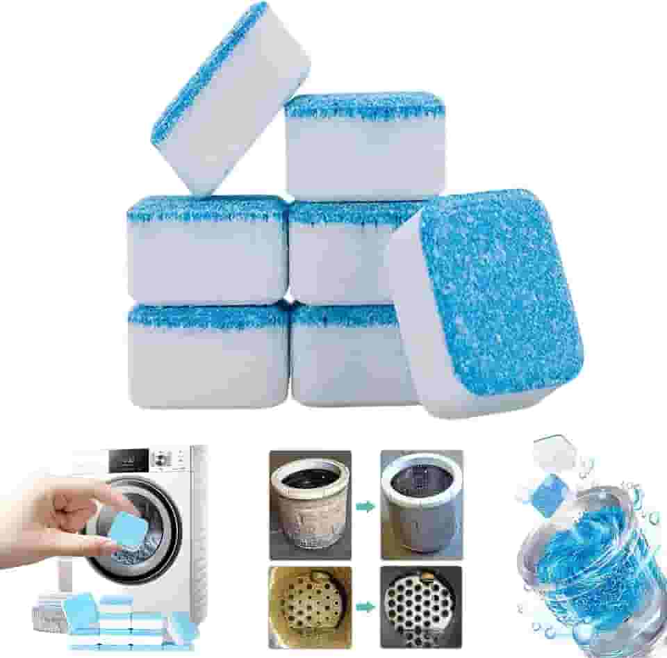 KINZIN Kit 36 Pastilhas Tabletes Limpeza Máquina De Lavar Roupa