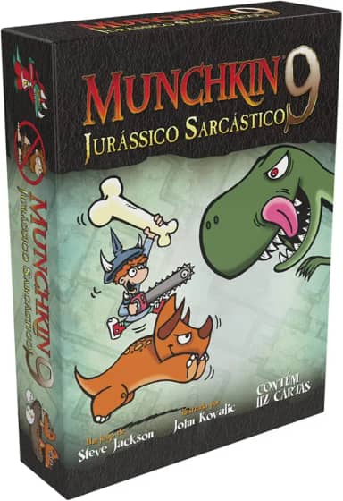 Galápagos, Munchkin 9: Jurassic Snark (Expansão), Jogo de Cartas para Amigos, 3 a 6 jogadores, 60-90 minutos por partida