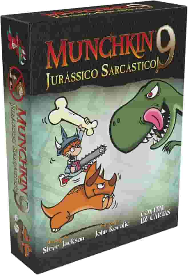 Galápagos, Munchkin 9: Jurassic Snark (Expansão), Jogo de Cartas para Amigos, 3 a 6 jogadores, 60-90 minutos por partida