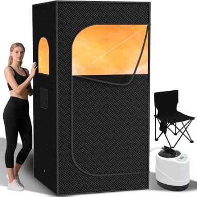 Nirvix Sauna portátil atualizada para casa, cadeira dobrável, vaporizador de alta capacidade de 3L, caixa de sauna para relaxamento, desintoxicação, barraca de sauna pessoal com controle remoto, para