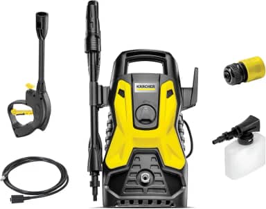 Kärcher Lavadora de Alta pressão Prática Black, 1500 PSI/Libras, 1400W, 300L/h com Aplicador de Detergente e Lança Regulável 220V