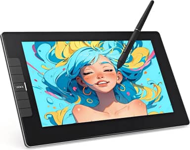 VEIKK Mesa digitalizadora Monitor laminado completo VK1200V2 de 11,6 polegadas, tablet de desenho de tela IPS HD com luva de arte e caneta, compatível com PC/Mac/Chromebook para ensinar anime