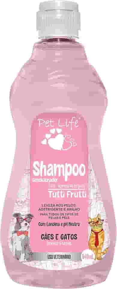Shampoo Tutti Frutti Pet Life Cães e Gatos 540 mL