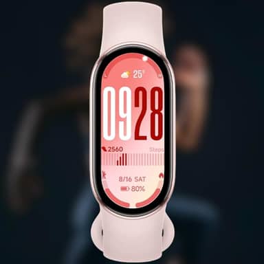 Relógio Mi Band 10 smart-band 10 (GLOBAL) Pulseira Inteligente, Tela AMOLED 1,72, Relógio inteligente,Fitness, mi band Pulseira Impermeável, 150 Modos Esportivos (ROSA)