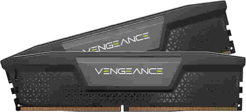 CORSAIR Memória RAM DDR5 VENGEANCE 32GB (2x16GB) 5600MHz CL36-36-36-76 1,25V Intel XMP Desktop Computer Memory - Preto (CMK32GX5M2B5600C36)
