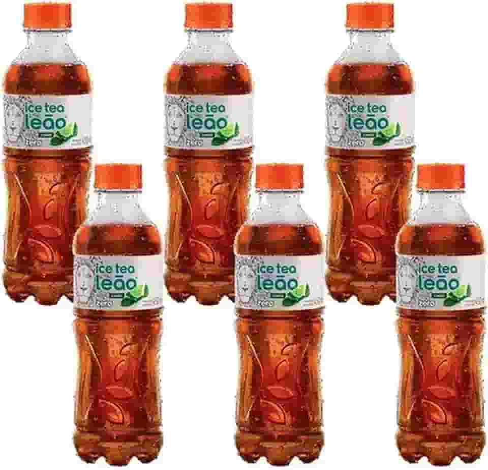 Chá Ice Tea Leão Limão Zero 450ml - 6 Unidades
