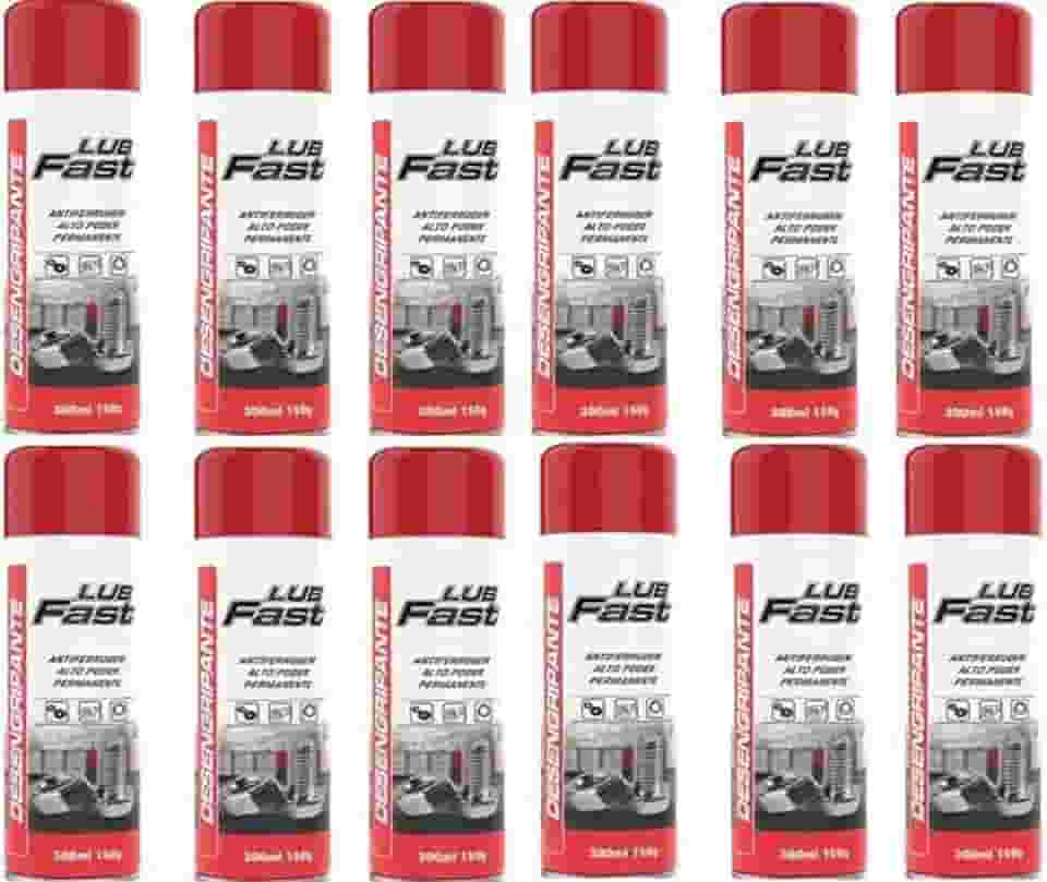 Óleo Protetivo Desengripante Spray 300ml Lub Fast C/ 12 Un. - Aeroflex