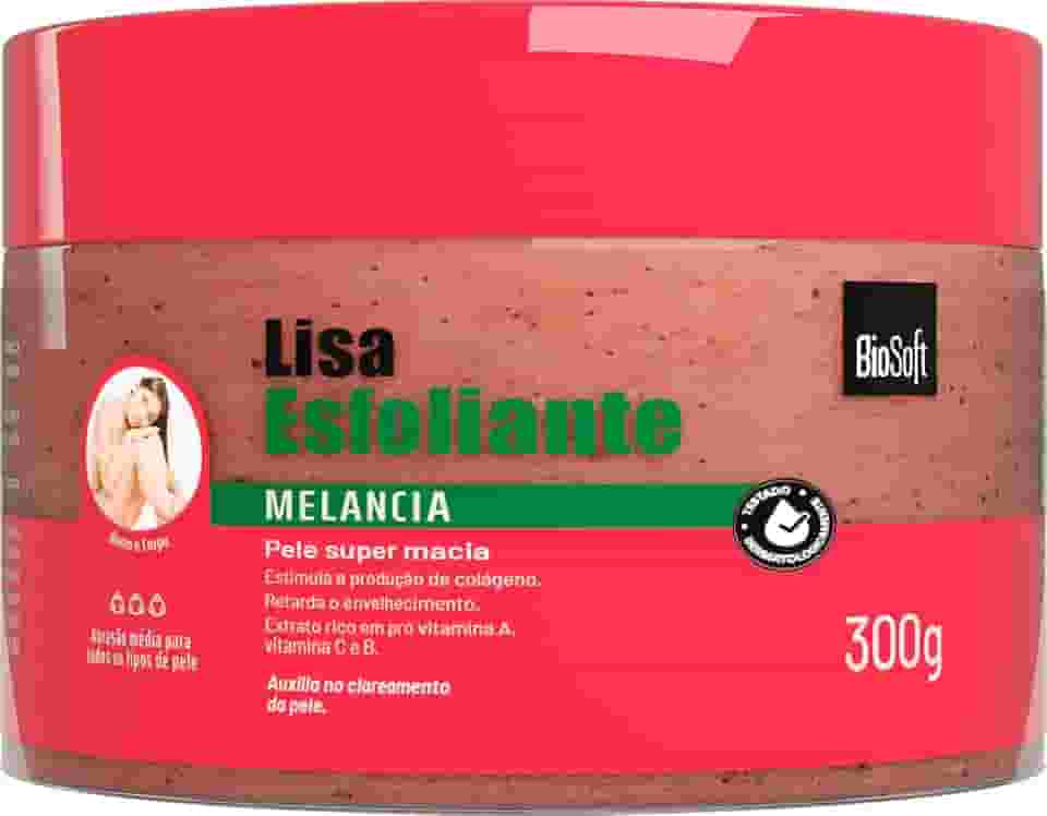 Soft Hair - Esfoliante Corporal Soft Hair Biosoft Lisa 300G Melancia