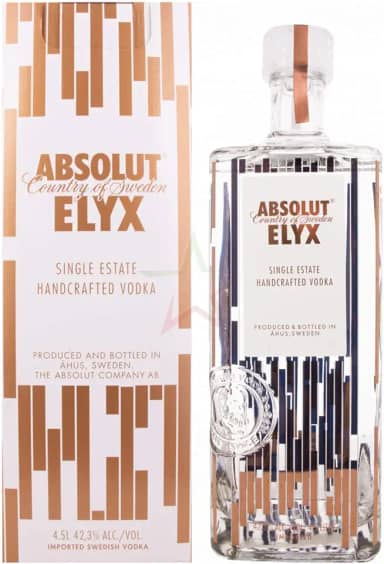 Absolut Elyx Vodka Sueca - 4,5L