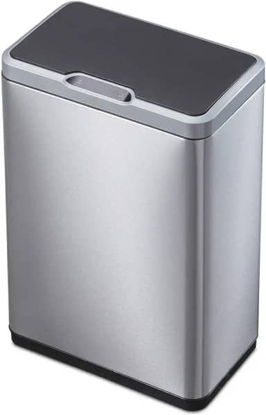 Lixeira Automática 50 Litros Inox Com Sensor