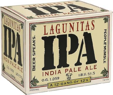 Lagunitas Cerveja IPA, Pack 12 Long Neck 355ml