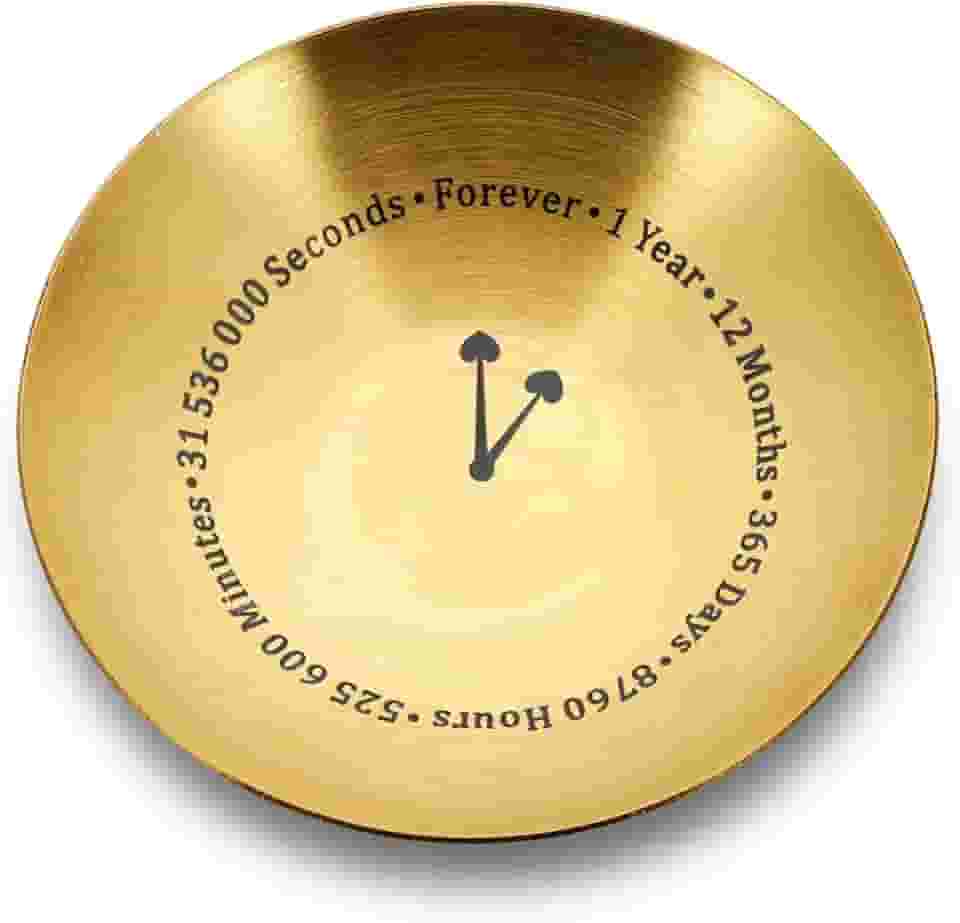 Engraçado aniversário de 1 ano para ele e ela, presente de casamento de 1º aniversário para mulheres, homens, casal, um ano, decoração de um ano, bandeja para marido, esposa, presente de ano