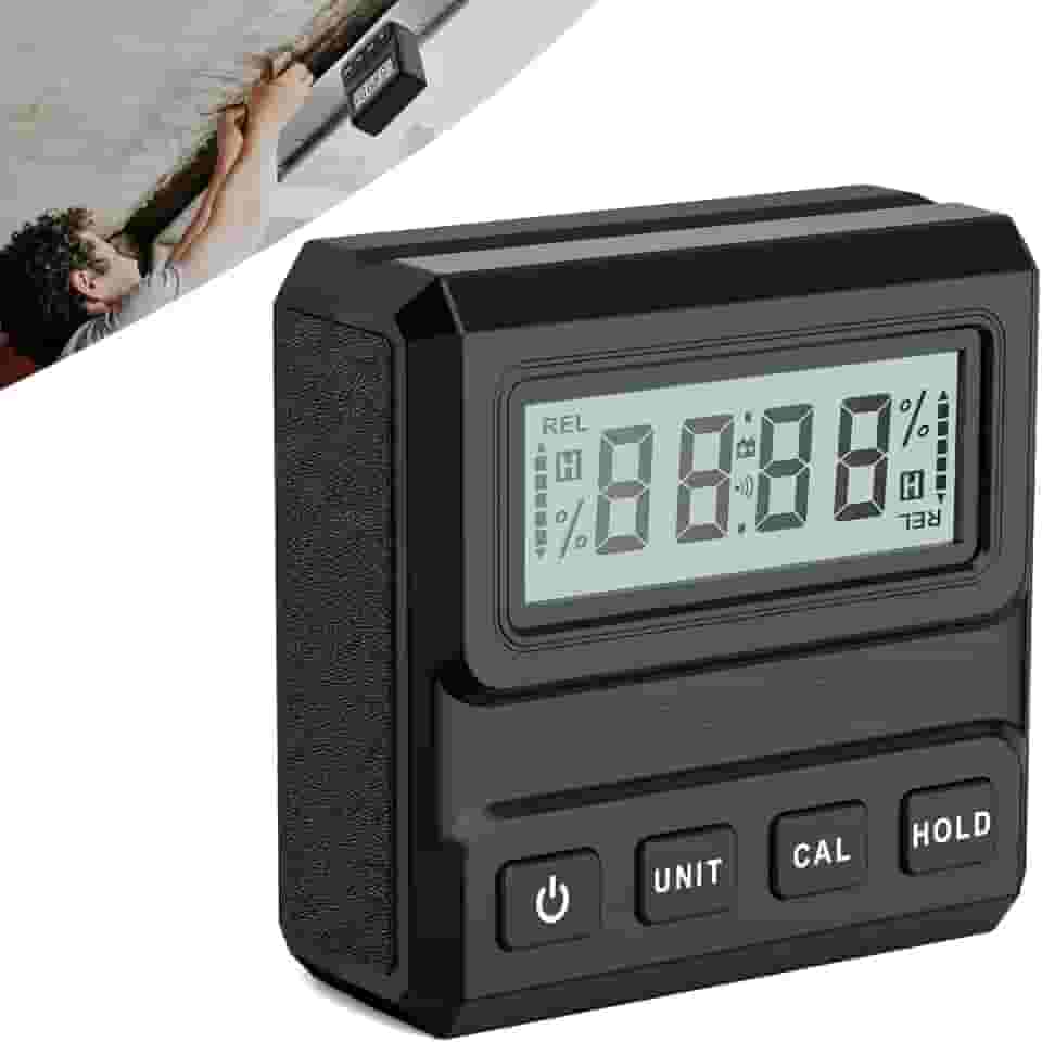 Localizador de ângulo digital, medidor de ângulo digital LCD, fixação magnética, transferidor de ângulo digital fácil de carregar, ferramenta localizadora de ângulo de medição precisa fácil de usar
