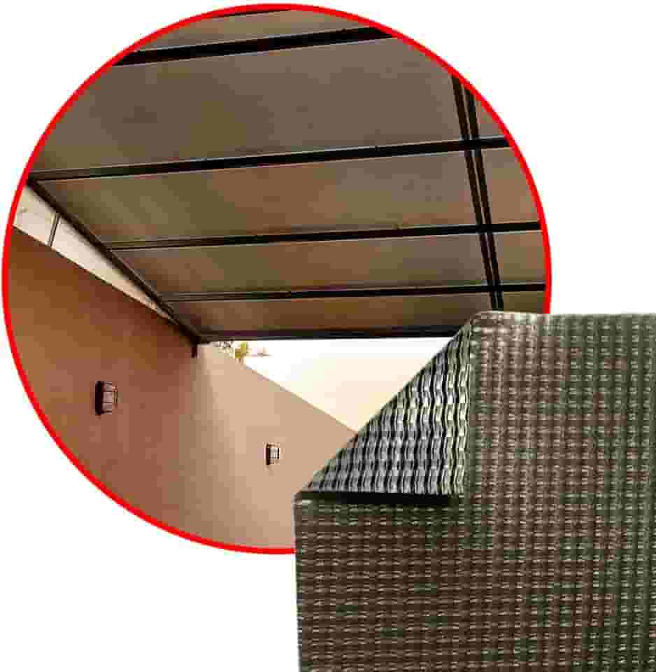 Lona Lowick Impermeável Translucida Para Toldos e Coberturas 1x1,4 Metro Linear (Bronze)