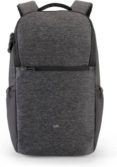 WB Mochila Executiva para Notebook até 15,6' Ulf Impermeável Antifurto com Cadeado Anti-transpirante (Cinza)