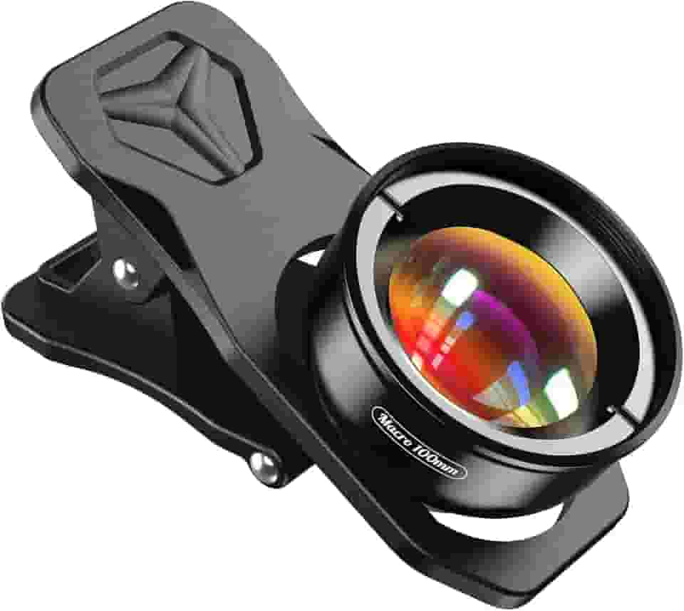 APEXEL Lente macro de fotografia profissional para smartphone, lentes macro para iPhone, Samsung, Galaxy, Oneplus, telefone Android (serve para quase todos os telefones), acessório de lente de celular