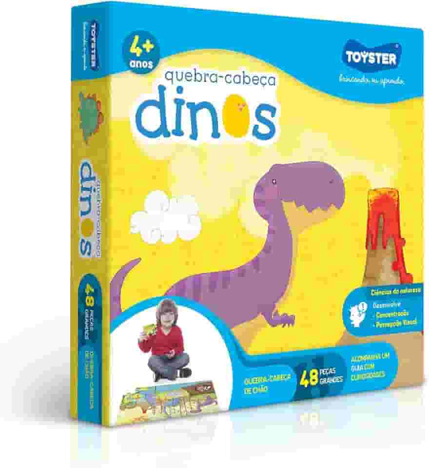 Toyster - Quebra-Cabeça: Dinos - 48 peças Grandão