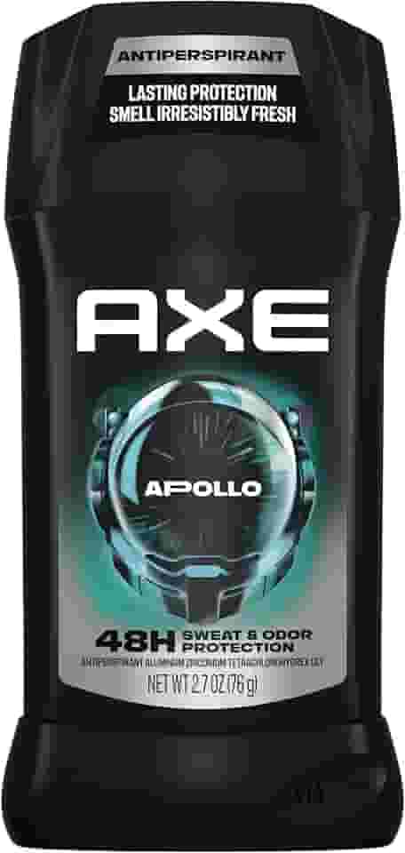 AXE Desodorante antitranspirante Apollo 48 horas contra suor e proteção contra odores para frescor de longa duração, desodorante masculino de sálvia e cedro 76,5 g