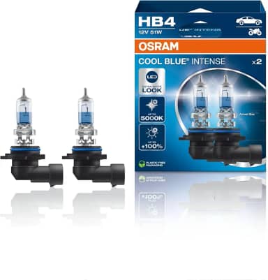 OSRAM COOL BLUE INTENSE NEXT GENERATION HB4 9006 CBN - HCB DUO (até 5000K)