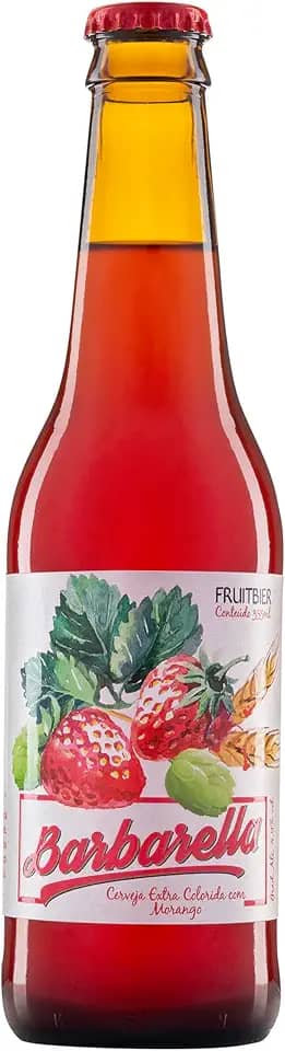 Cerveja Barbarella Fruitbier Morango 355 ml Barbarella 355 Ml