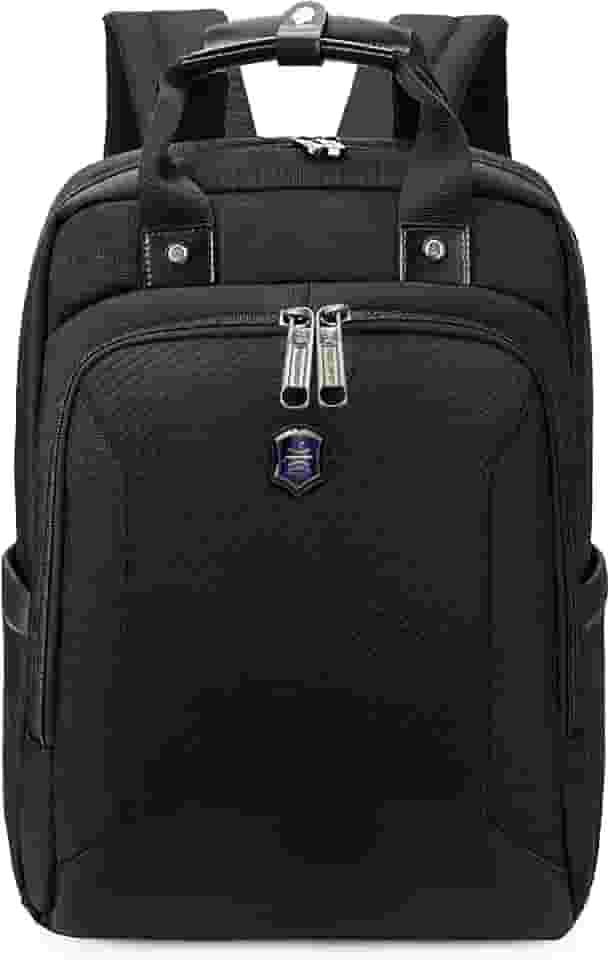 Mochila Executiva para Notebook 15.6" - Reforçada com Alça Dupla de Mão, Engate de Mala, Compartimento Extra para Tablet e Bolsos Laterais para Trabalho, Viagem e Dia a Dia Masculina Cor Preta