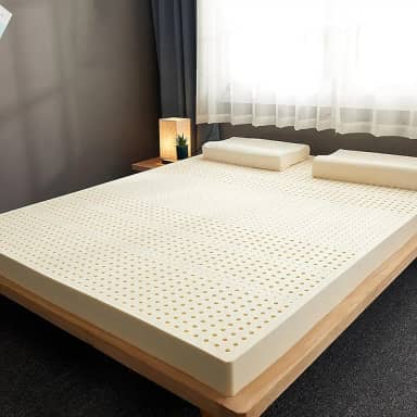 100% látex natural orgânico respirável e confortável, durável e não fácil de colapsar colchão, colchão de látex natural, 2,5 cm, 135x200 cm