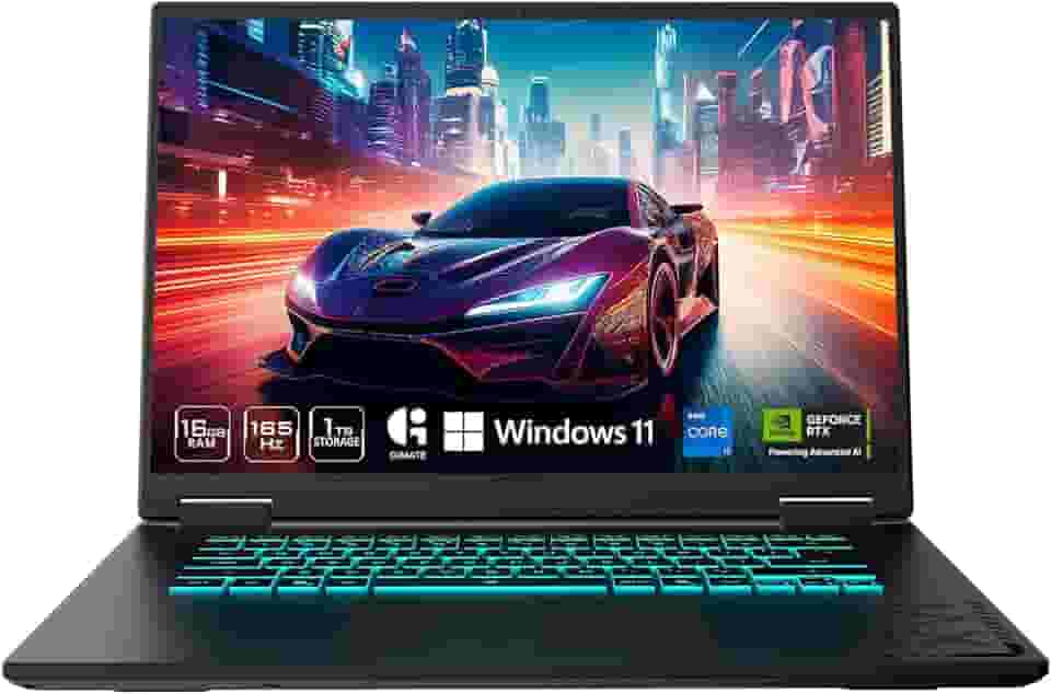 Gigabyte Notebook Gamer A16 CWHI3US894SH, Intel Core i7-13620H, RTX 5070 8GB, 16GB RAM, SSD 1TB, Tela 16" FHD+ 165Hz, Windows 11, Preto