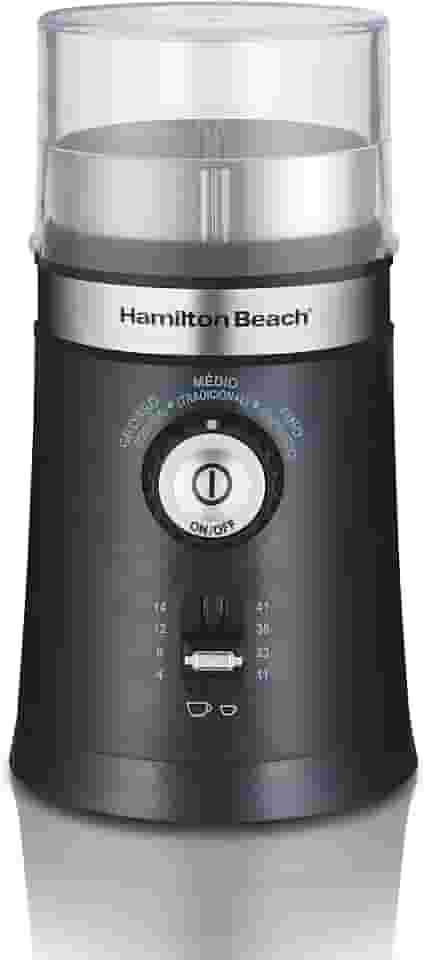 Hamilton Beach - Moedor de Café Ajustável, 220v, Preto