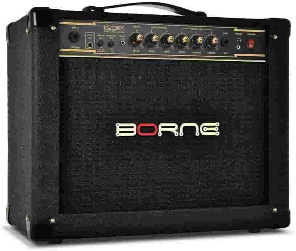 Amplificador Para Guitarra Borne Vorax 840 Studio Preto Conexão App Efeitos 40W
