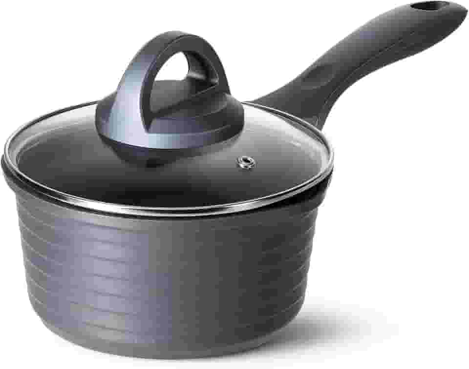 JEETEE Panela de 1,5 l com revestimento cerâmico de titânio