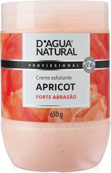 D Agua Natural - Esfoliante Corporal D Agua Natural 650Gr Apricot Forte Abrasao
