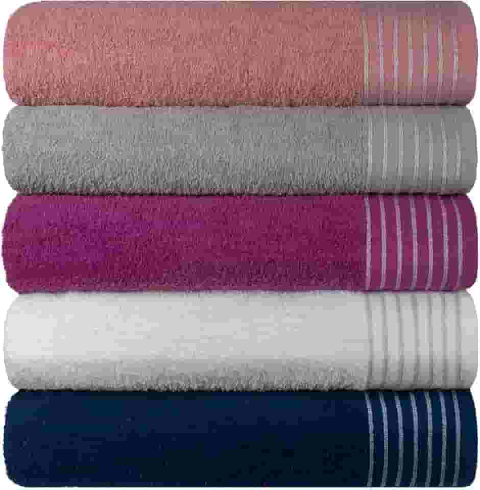 Kit 5 Toalhas de Rosto Grande Extra Macia New Sublime com Alta Absorcao - 45 x 80 cm