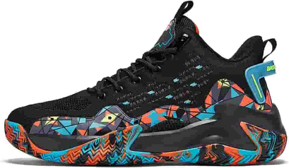 Tênis de basquete antiderrapante masculino para treinamento e esportes ao ar livre