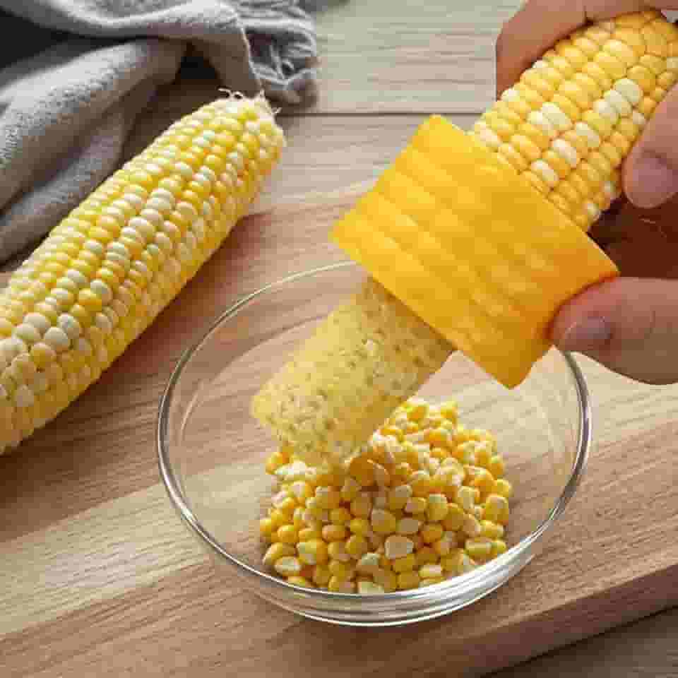 Removedor manual de milho de aço inoxidável, ferramenta portátil para descascar e separar milho