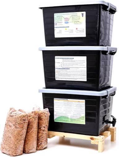 Composteira doméstica 90L - Reduza seu lixo orgânico e produza adubo orgânico