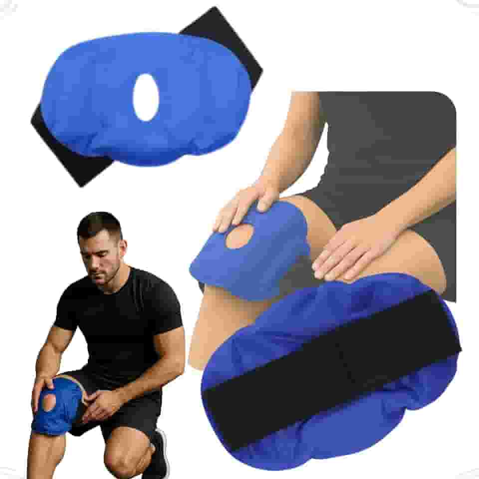 Bolsa Gel Compressa Terapêutica Quente e Fria Reutilizável Alívio de Dores Musculares Inflamações Inchaços para Joelho Ombro